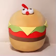 Squishy Chicken Burger Plush