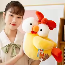 Funny Big Eyes Chicken Plush