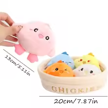 Small Chicks Bucket Plush