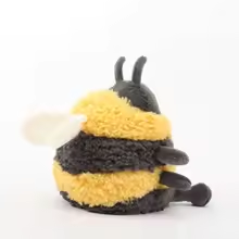 Happy Fluffy Bee Plush