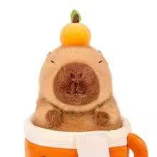 Capybara Coffee Cup Plush