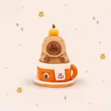 Capybara Coffee Cup Plush