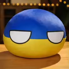 Ukraine Countryball Pillow Plush