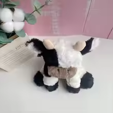 Fluffy Happy Cow Plush