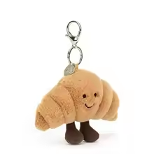 Cute Croissant Keychain Plush