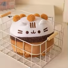 Cute Cat Ice Cream Cake Plush