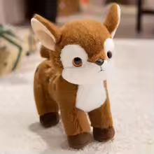 Cute Fluffy Deer Plush