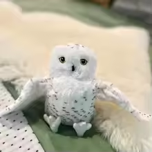 Cute White Owl Plush