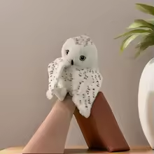 Cute White Owl Plush