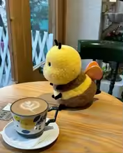 Cute Happy Bee Plush