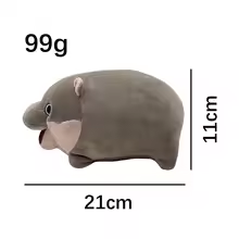 Moo Deng Hippo Plush