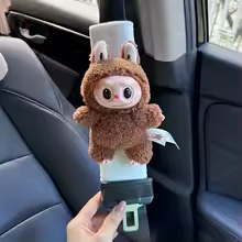 Fluffy Bunny Seatbelt Protector Plush