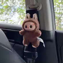 Fluffy Bunny Seatbelt Protector Plush