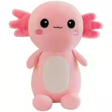 Kawaii Standing Pink Axolotl Plush