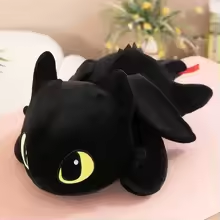 Black Kawaii Dragon Plush