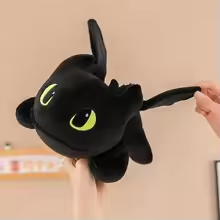 Black Kawaii Dragon Plush