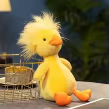 Funny Hair Duck Plush
