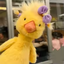 Funny Hair Duck Plush
