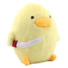 Cute Menacing Duck Plush
