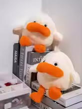 Big Mouth White Duck Plush