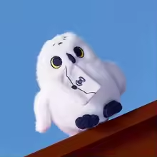Fluffy Messenger Owl Plush