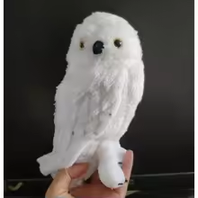 Fluffy Snowy Owl Plush