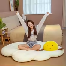 Kawaii Sunny Egg Carpet