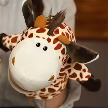 Kawaii White Giraffe Puppet