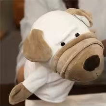 Kawaii White Dog Puppet