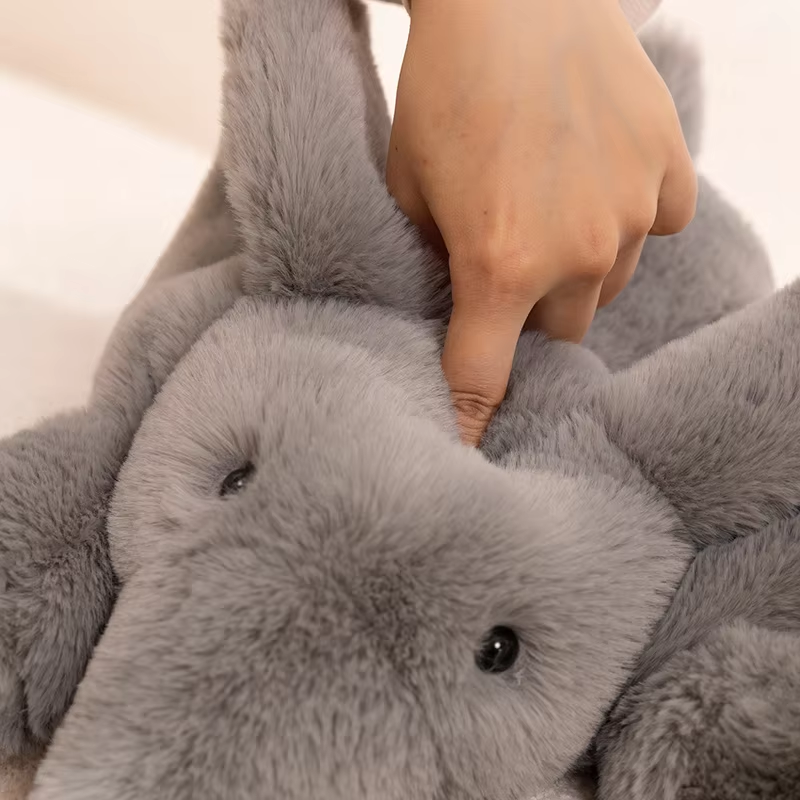 Big Fluffy Elephant Plush