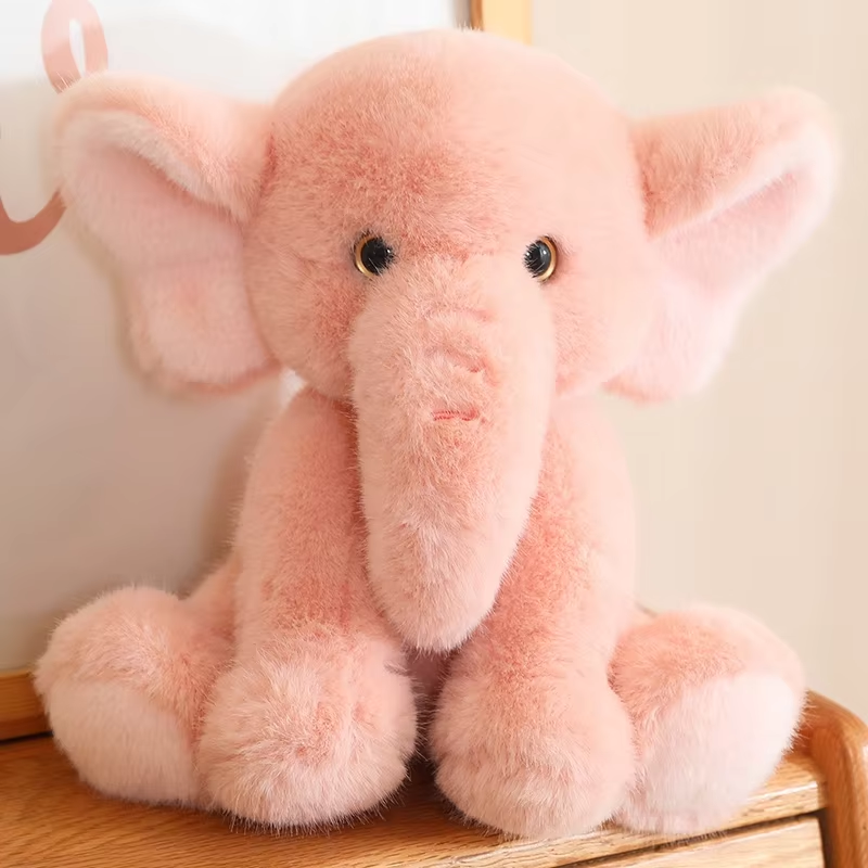Fat Nose Pink Elephant Plush