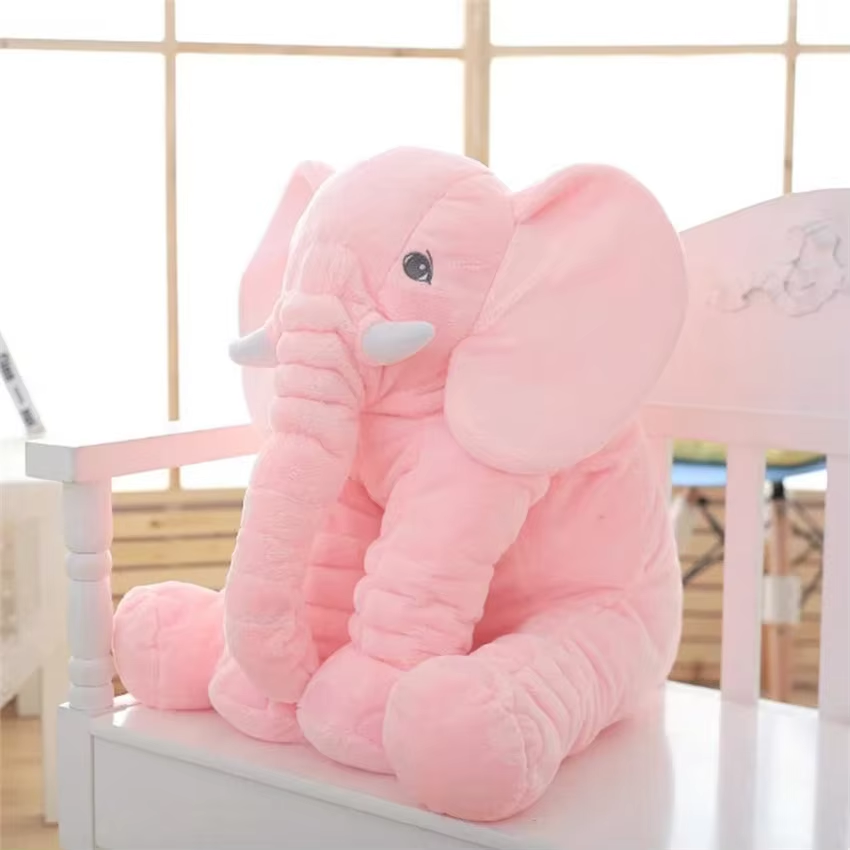 Big Soft Pink Elephant Plush