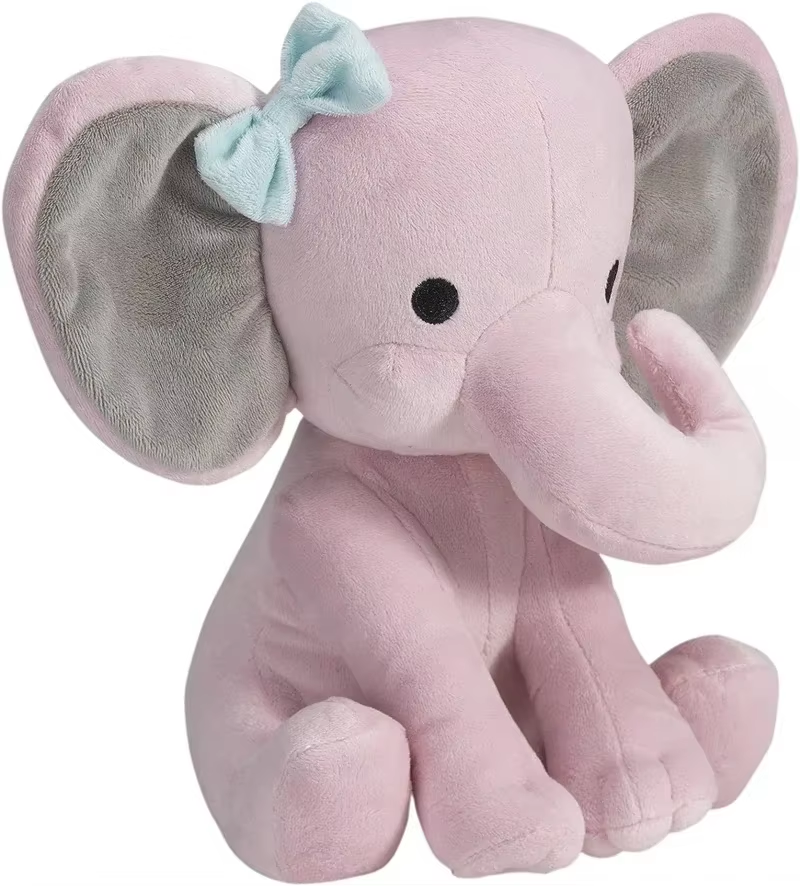 Kawaii Soft Pink Elephant