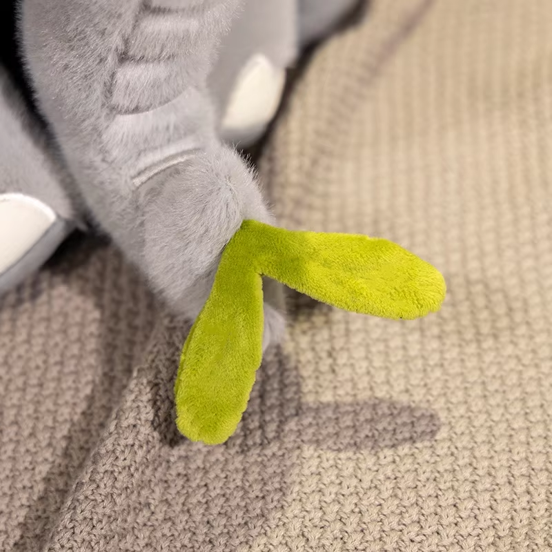Fluffy Eating Elephant Plush