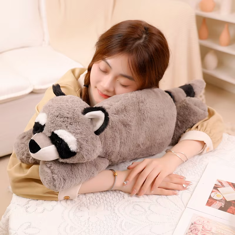 Cute Fluffy Raccoon Plush