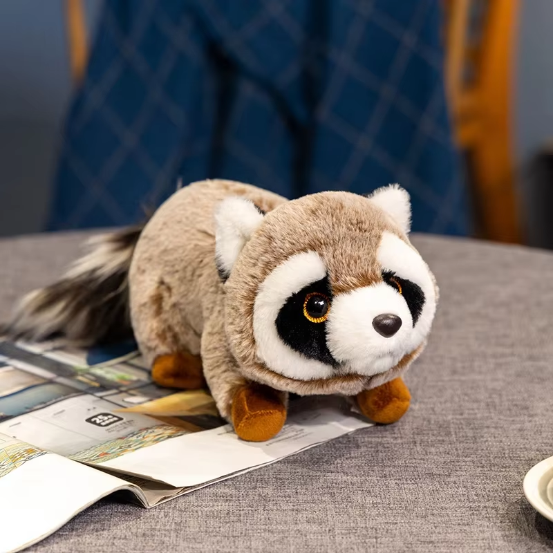 Light Brown Cute Raccoon Plush