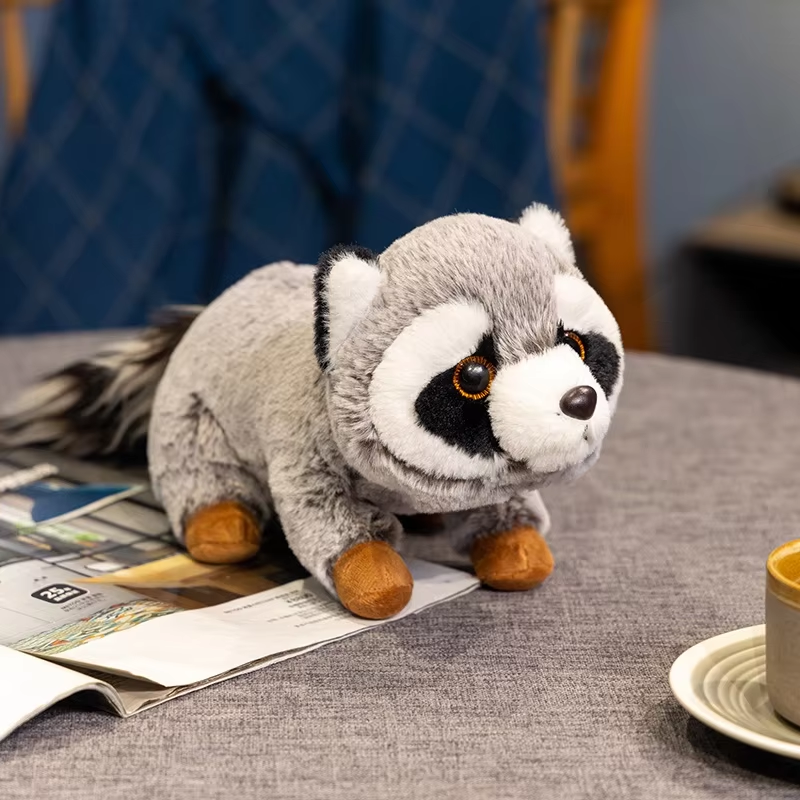 Fluffy Cute Raccoon Plush