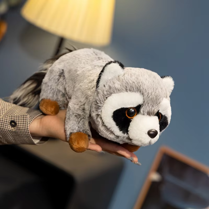 Fluffy Cute Raccoon Plush