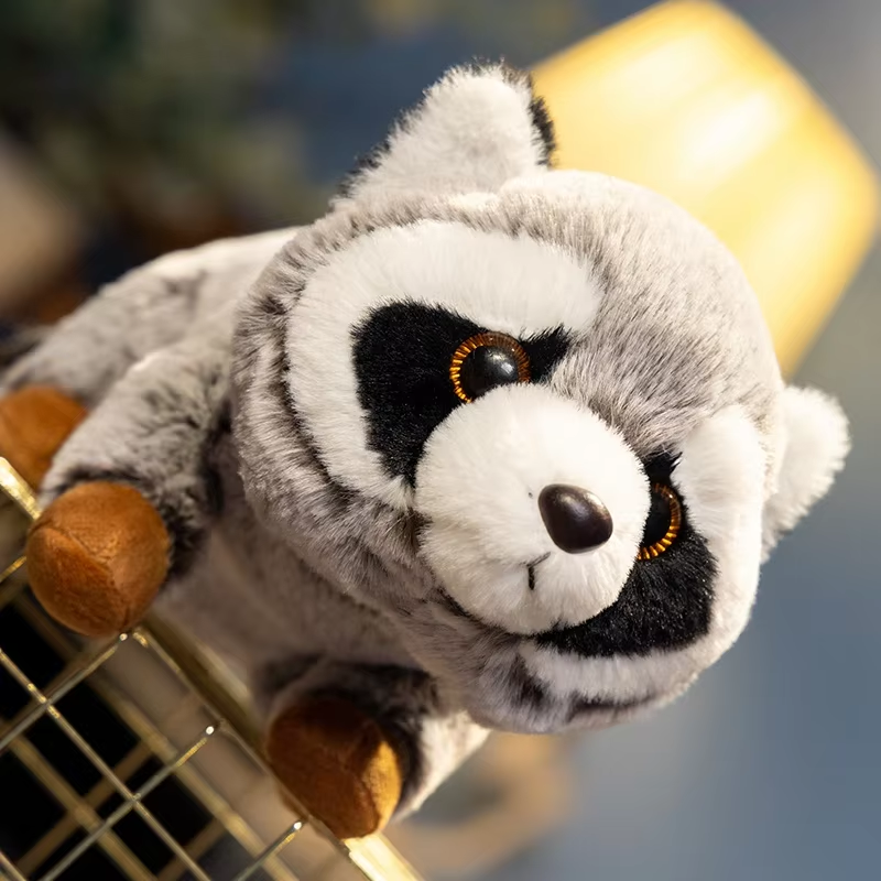 Fluffy Cute Raccoon Plush