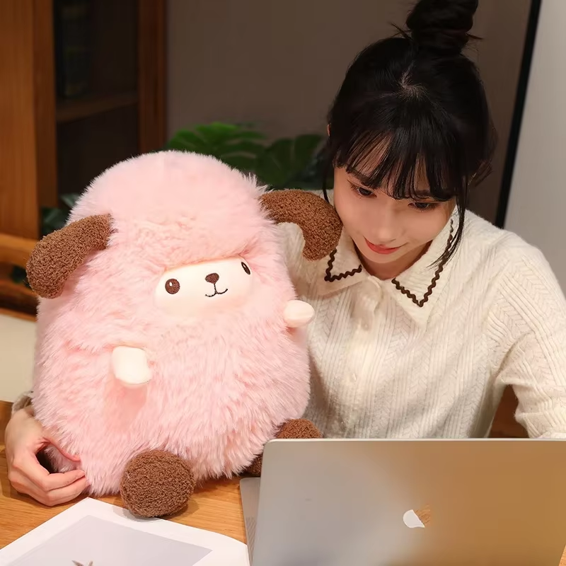 Kawaii Pink Goat Plush