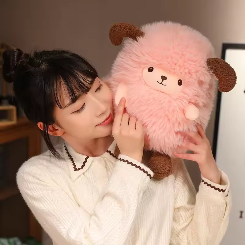 Kawaii Pink Goat Plush