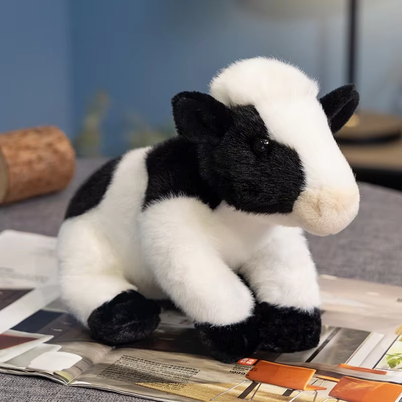 Cute Lifelike Cow Plush