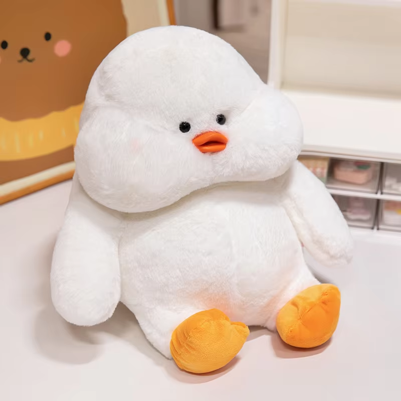 Big Cheeks Fluffy Duck Plush