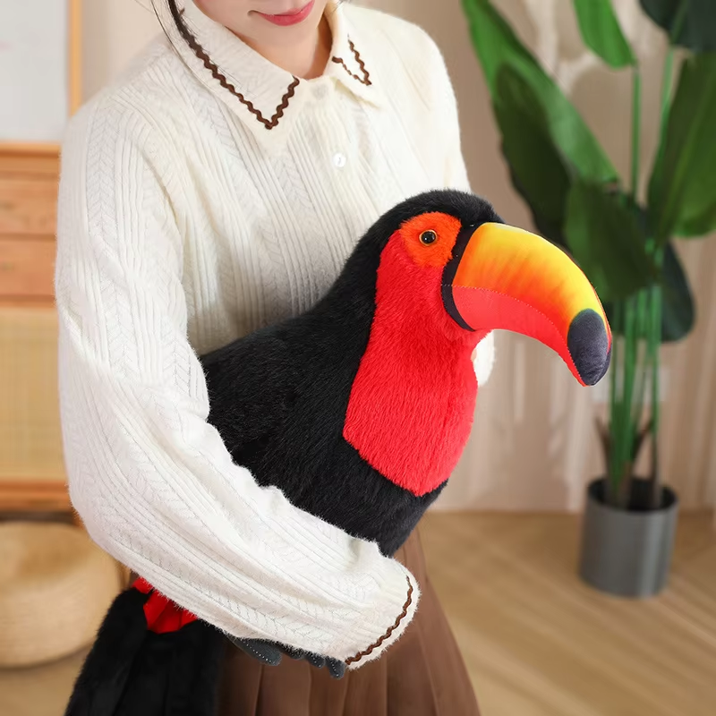 Fluffy Red Toco Toucan Plush