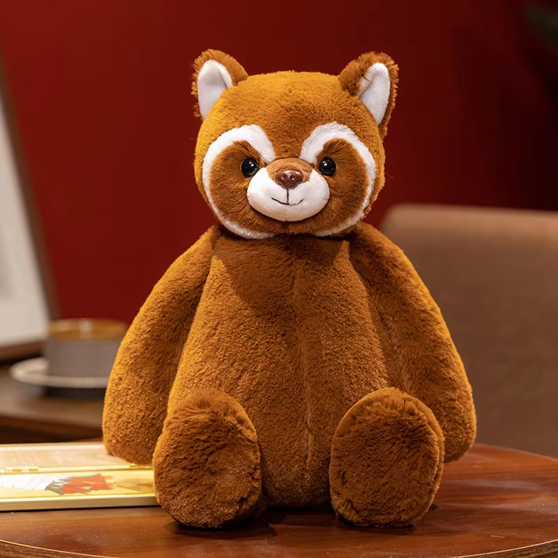Soft Brown Raccoon Plush