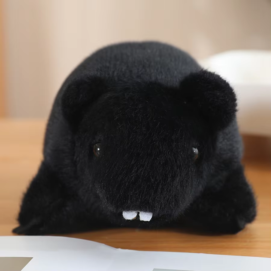 Cute Black Mouse Plush