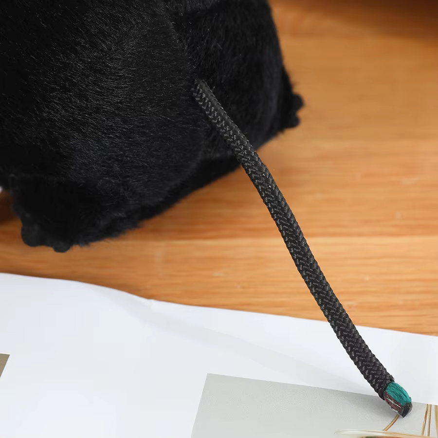 Cute Black Mouse Plush