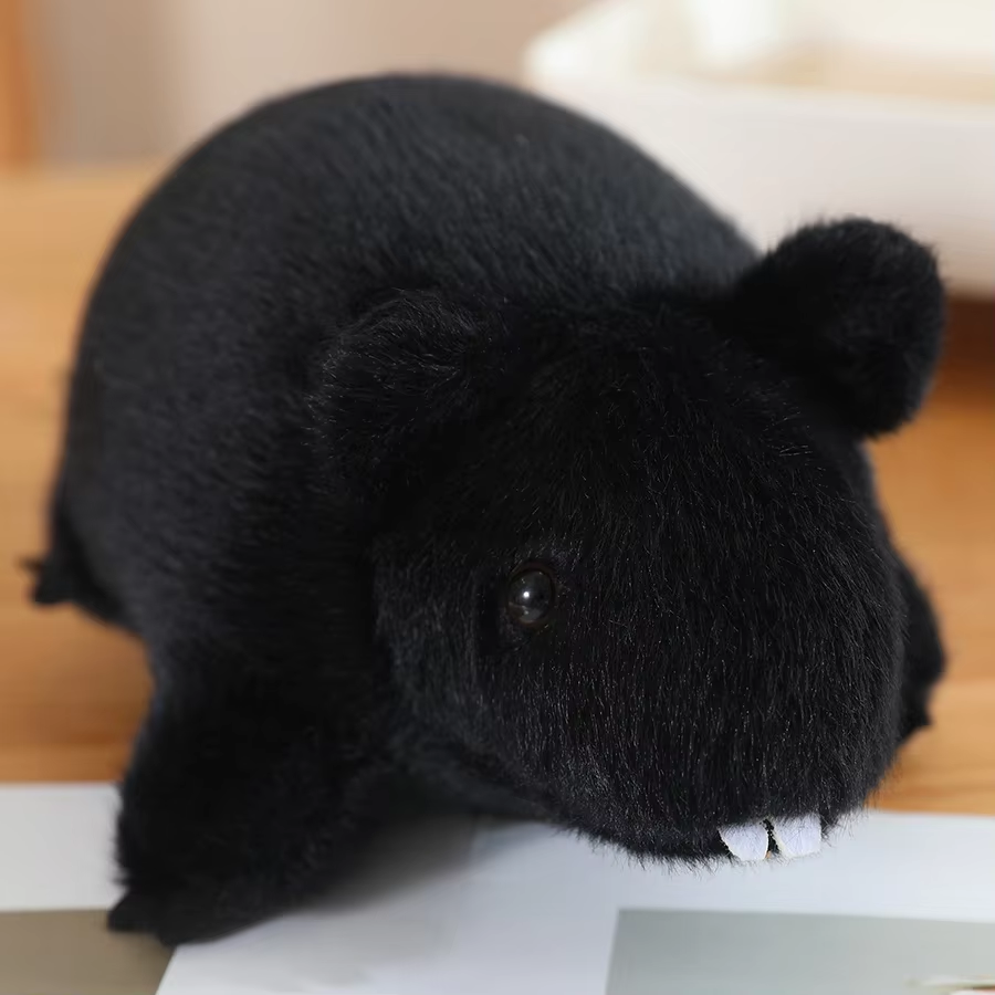 Cute Black Mouse Plush