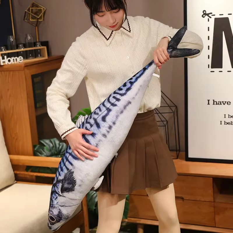 Realistic Autumn Saury Plush