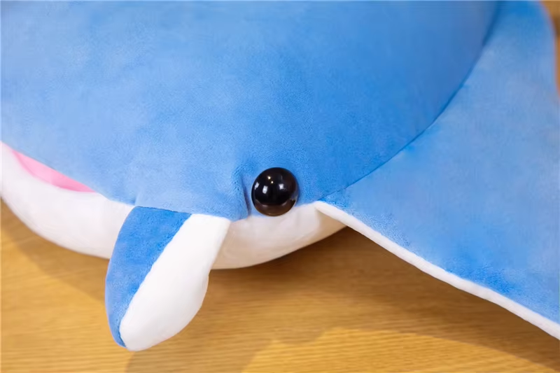 Cute Blue Manta Ray Plush